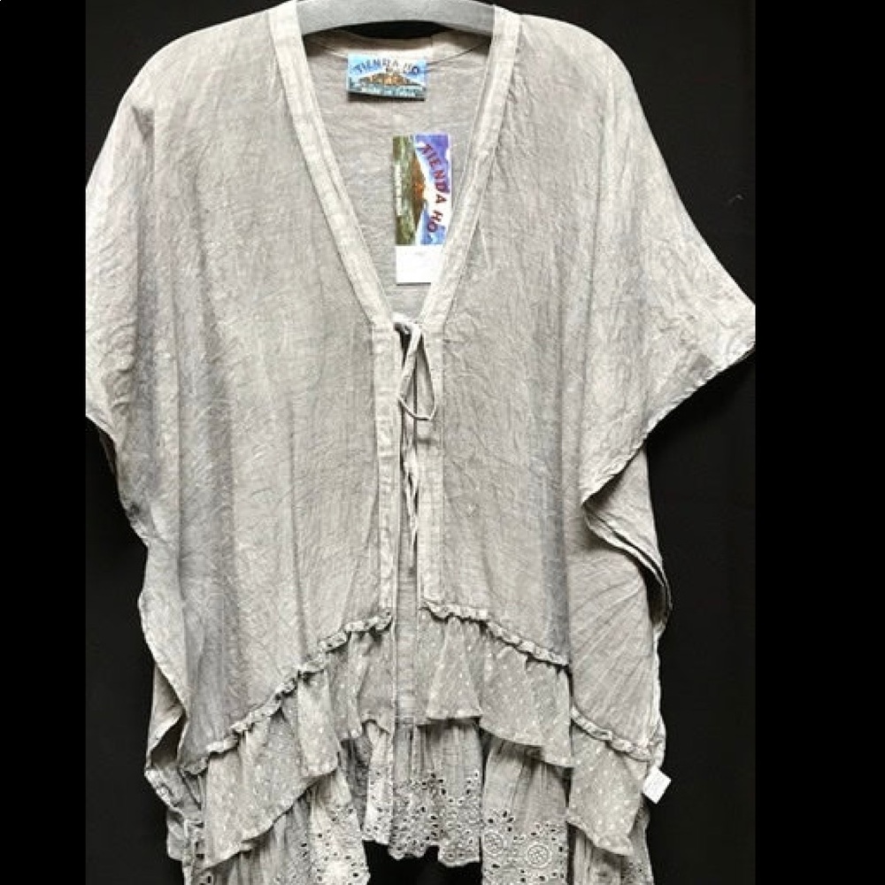 Ch354 flouncy vest ash